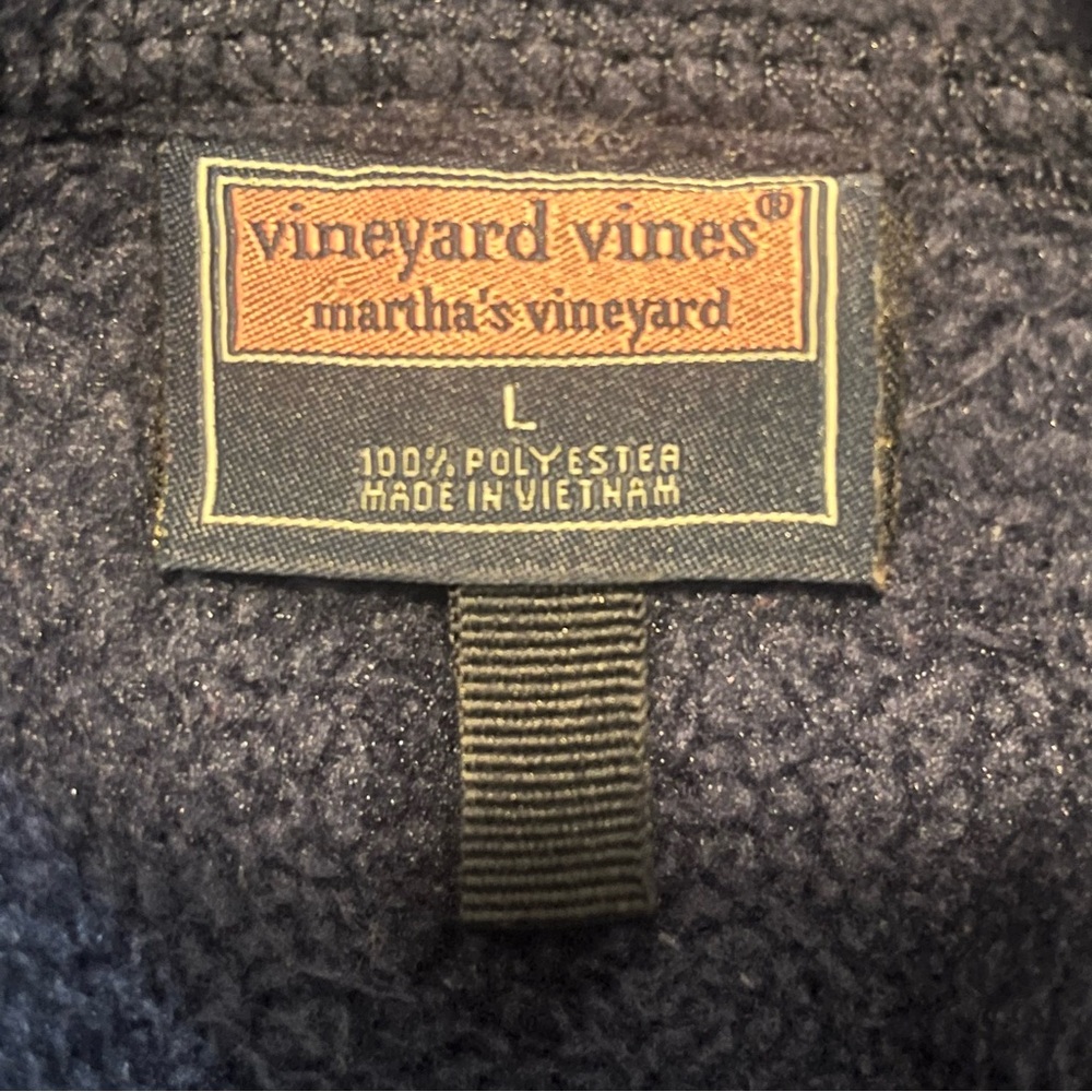 VINEYARD VINES Men's Mountain Sweater Fleece Vest - Picture 11 of 13